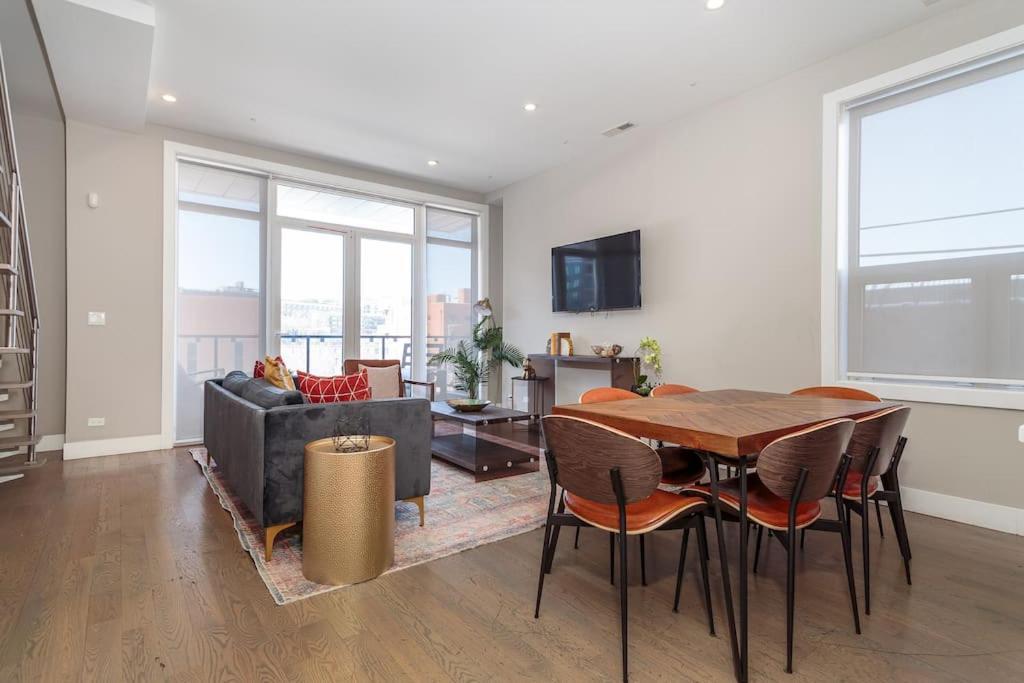 시카고 Breathtaking Downtown Penthouse A - Sleeps 11 빌라 외부 사진