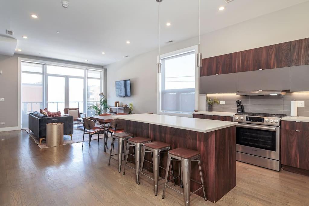 시카고 Breathtaking Downtown Penthouse A - Sleeps 11 빌라 외부 사진
